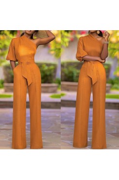 high waist jumpsuit long pants HF0702-03-03